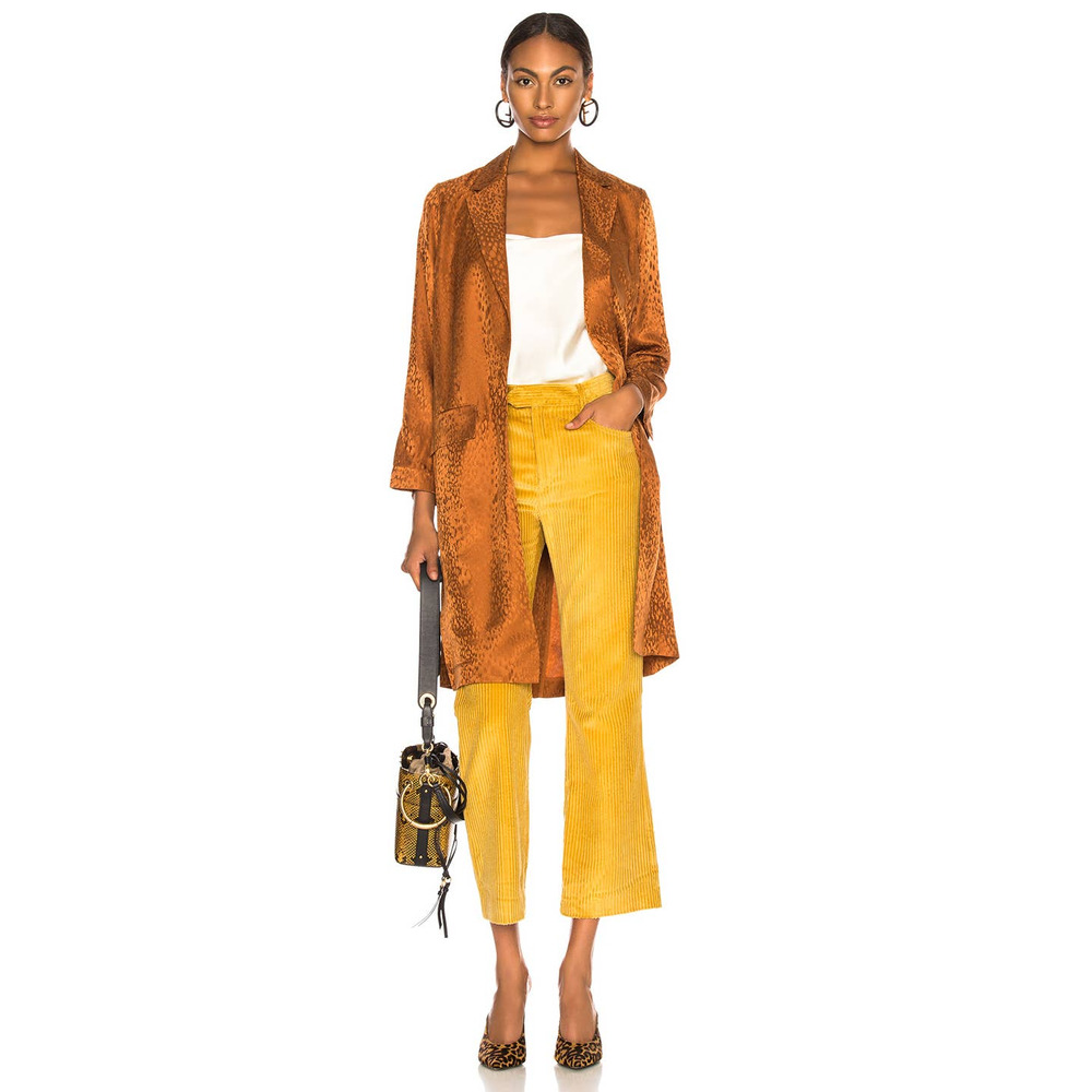 A.L.C. Charleston Jacquard 100% Silk Jacket Coat